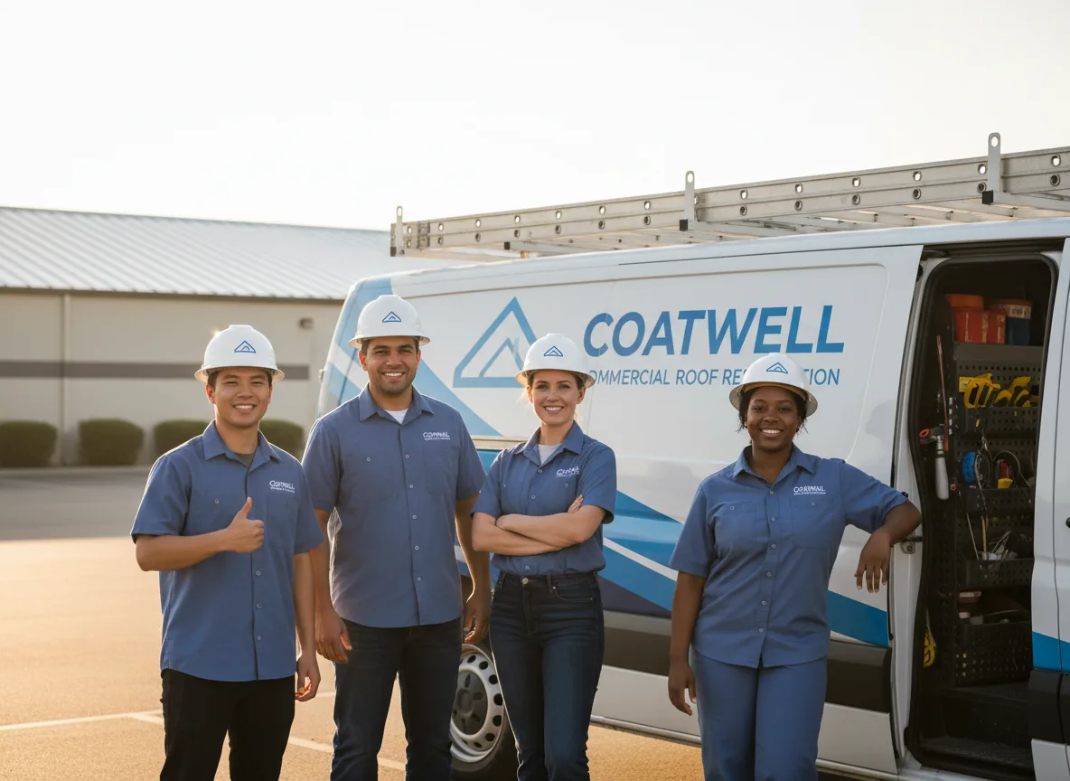 Commercial roof coating company in Welcome, MN